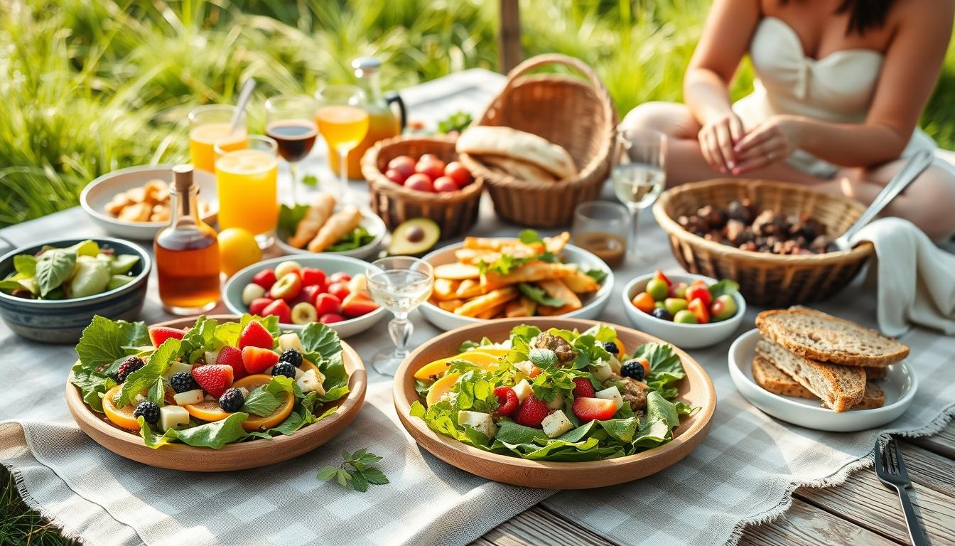 Ingredients prepared for a simple home dinner